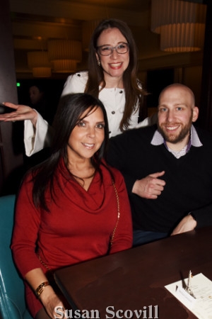 3. Melissa Leonard and guest speaker Andy Greenblatt chatted with Whitney Ullman.