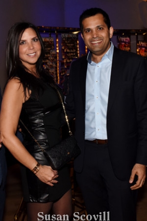 23.Melissa Leonard paused for a photo with Gaurav Gambhir.