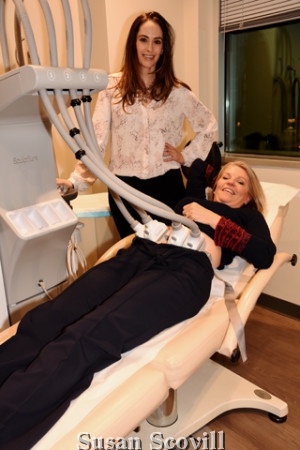 7. Jayme Hudson and Kim Riley who tried out the Sculpsure