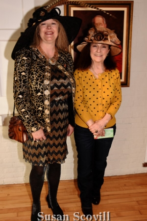 2. Pam Bastings and Livia Klaus wore their best chapeaus for this photo!