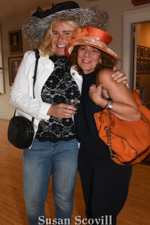 3. Charlie Alouf and Jody Evangelista shared a moment during the pre-race event.