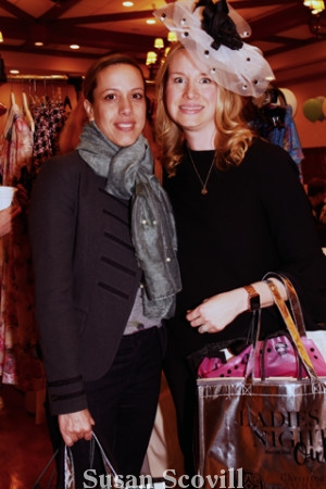14. Tricia Kee and Kim Plumly wearing a chapeau from Touché Accessories!