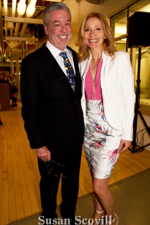 11. Drexel University president John Fry chatted with Linda Swain.