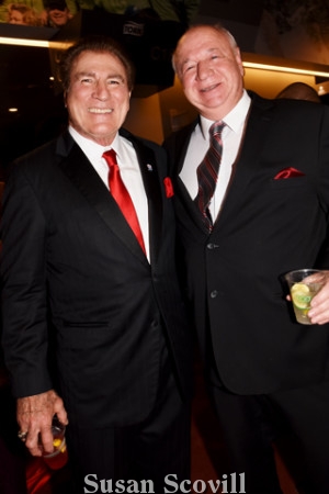 4. Vince Papale chatted with Donato Marino.