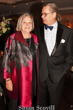14. Jane McElree received "The Strength of Human Spirit Award" at the event. Jane and her son Crawford Hill were pictured following the presentation.