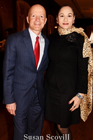 13. John Finley of OceanFirst Bank and Lisa Silveri of The Agency Real Estate.