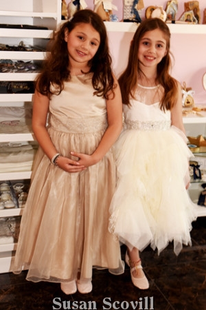 9. Marianna and Konstantina Economou were dressed as Flower Girls for the Fashion Show.