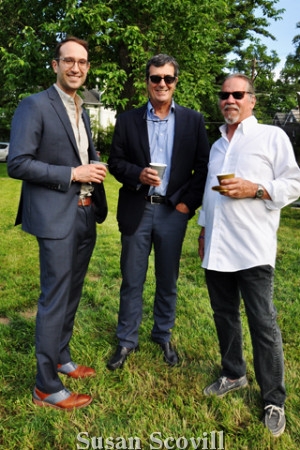 2 Darren Damone. José Aimiäana and Hal Jones attended the pop-up party.