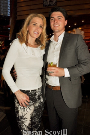 36. Karin Copeland and her son Trevor attended the event.