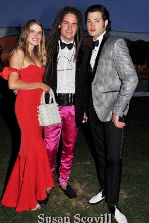 15. Kendall Zahringer, Morgan O’Connor and Peter Brant.