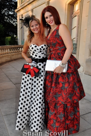 3. Missy Delnigro and Sara Wilkinson paused for a photo on the Elms steps.