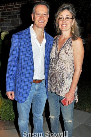 12. Jonathan and Bonnie Pontell toured the lovely home.