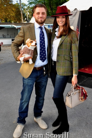 4. Tyler Williams and Helen Anastassov shared a stylish moment!