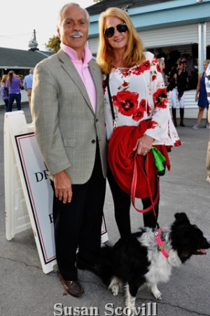 7. Greg Landis and Mary Jo Boucher brought ''Bubblebee'' to the dressage event!
