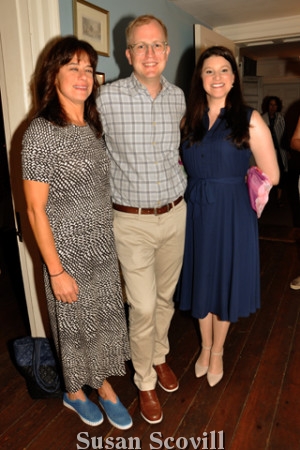 5. Liz Downey and Jonathan Cresswell paused for a photo with Philadelphia Society for the Preservation of Landmarks Development and Programs coordinator Fiona Elias