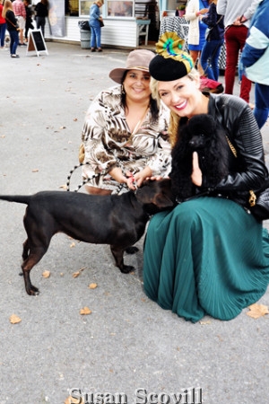 10. Jennifer Robinson’s Lily met Zoya Egan's PeeWee at the event.