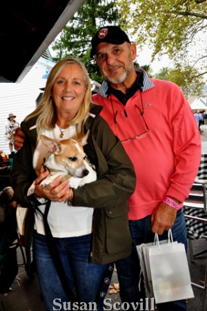 11. Adele and Tom Schneider brought Lucy, a Ratchi, to Yappy Hour.