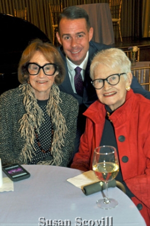 2. Suzanne Root and Scott Guzieliek chatted with Kay Bossone.