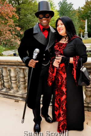 4. Braheme Days and Waleska Wentz came dressed for the occasion. Costumes were welcome!