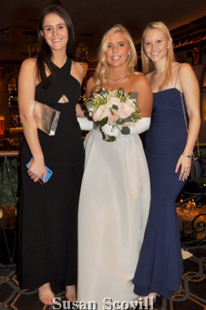 18. Daisy Learnard, debutante Sabrina Dodge and Johanna Story.