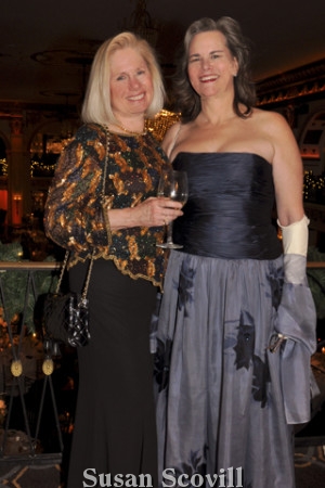Clare Myer chatted with Anne Hain during the event.