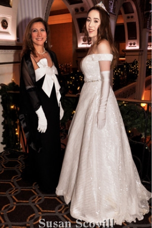 Conni McDonnell and her debutante daughter Anya McDonnell