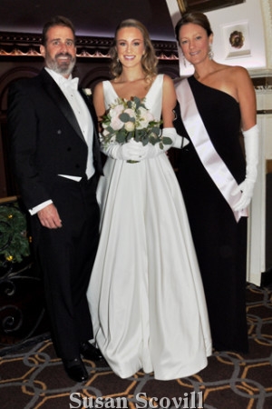 6. Matthew and Courtney Naylor and their daughter Debutante Heather Naylor.