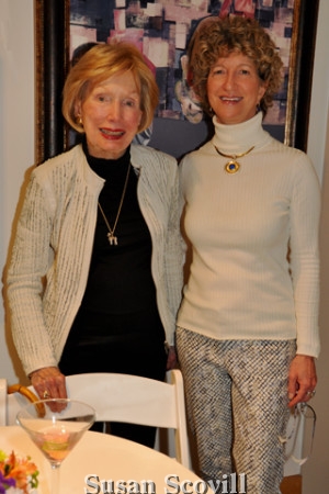 9. Artist Kathleen McCoy and her daughter Kip Bowman attended the preview event.