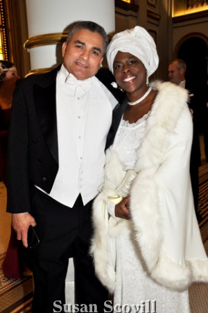 2. Jaime Barbhuraj-Amayio and DeeDee Mitchelle-Amayio attended the St. John's Masonic Ball