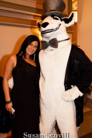 12. The Doggie really got around! Here he is again with Kristi Price!