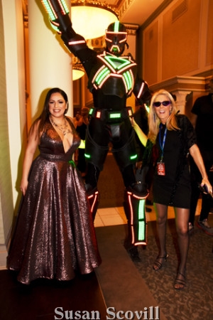 5. Mina Saywhat and Diane Cardon danced along with the Electric Light Man!