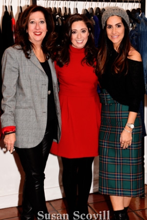 8. Mary Dougherty and Angela Giovine chatted with Alisa Frederico to the launch party.
