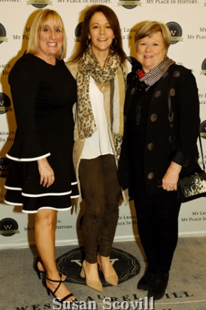2. West Laurel Hill's Director of & Marketing Deborah Cassidy paused for a photo with Anne Schmitt and Nancy Campbell of the Wayne Art Center.