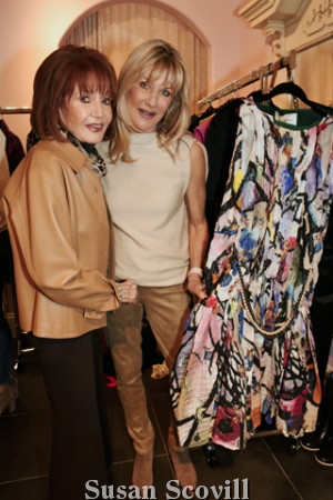2. Claire Dickson and Debbie Dickson Biamon admired this vintage dress by Chanel.