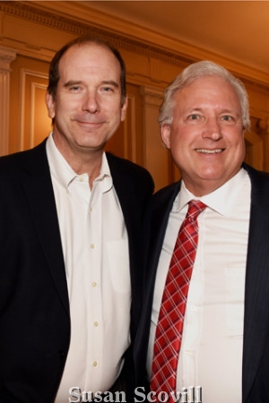 U.L.R.E Chair Bill Pennewell and David Blumenthal of the Cross Properties.