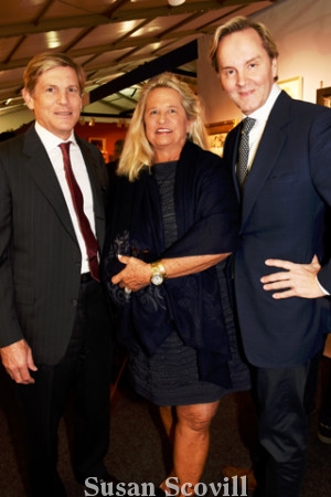 2. John Middleton chatted with honorary chair Anne Hamilon and Jeffrey Bilhuber.