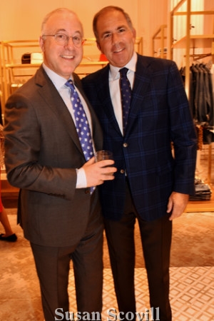 2. Boyd's Kent Gushner welcomed Steven Berkowitz to the benefit.