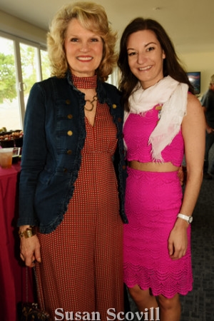 7. Devon Country Fair co-chair Eileen Devine chatted with Valerie D'Amico.