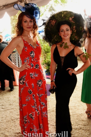 19. Elena Samane attended the event with Tatiana Lumiere.
