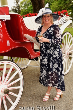 2. West Laurel Hill Director of Sales & Marketing Deborah Cassidy kicked off the event telling the horse drawn carriages to begin their tour of the historic cemetery.