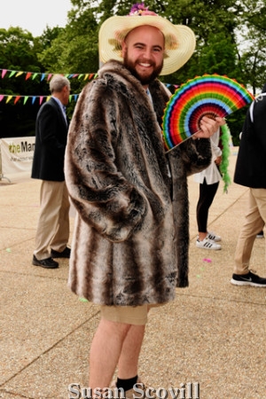 13. Dan Kedin modeled this outfit during the PALS Camp Night fashion show!