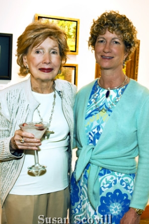 4. Kathy McCoy and her daughter Kip Bowman attended the Plein Air Collectirs' Soirée & Sale.