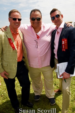 13. Brian Propp, Nikitas Moustakas and Dr. Scott Smith paused for a photo.