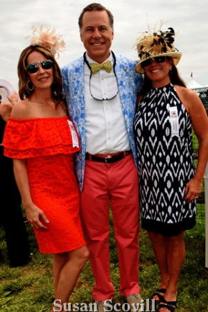16, Jennifer and Christopher Franklin and Kay Dugery enjoyed the day at the annual race event