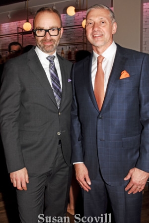 9. David Devan of OperaPhiladelphia and Friends of the Avenue of the Arts board member Timothy Moir.