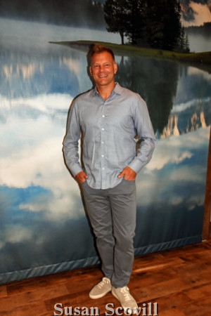 2. Richie Graham posed for a photo with his fine art landscape photography