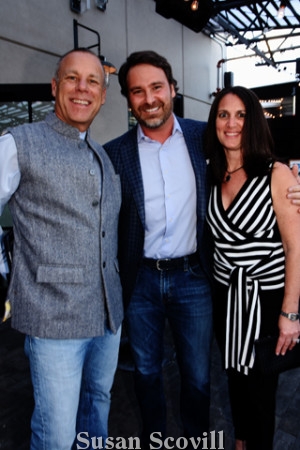 5. Bruce Newman paused for a photo with Dan and Sarah Bernstein.