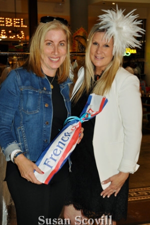 10. Michelle Snyder and Janet Guthart loved the hats and other French-themed items that Touché Accessories brought for sale to the preview event!