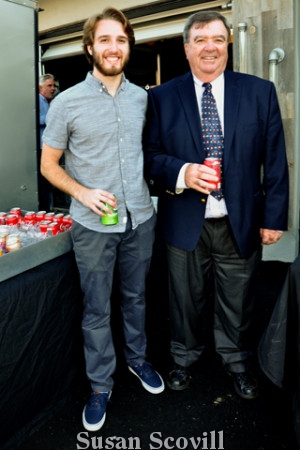 6. Wesley Reindel chatted with Cal Leighton.