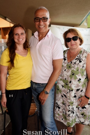 3. Macon Maile, George Moore and Peggy Goldfarb.